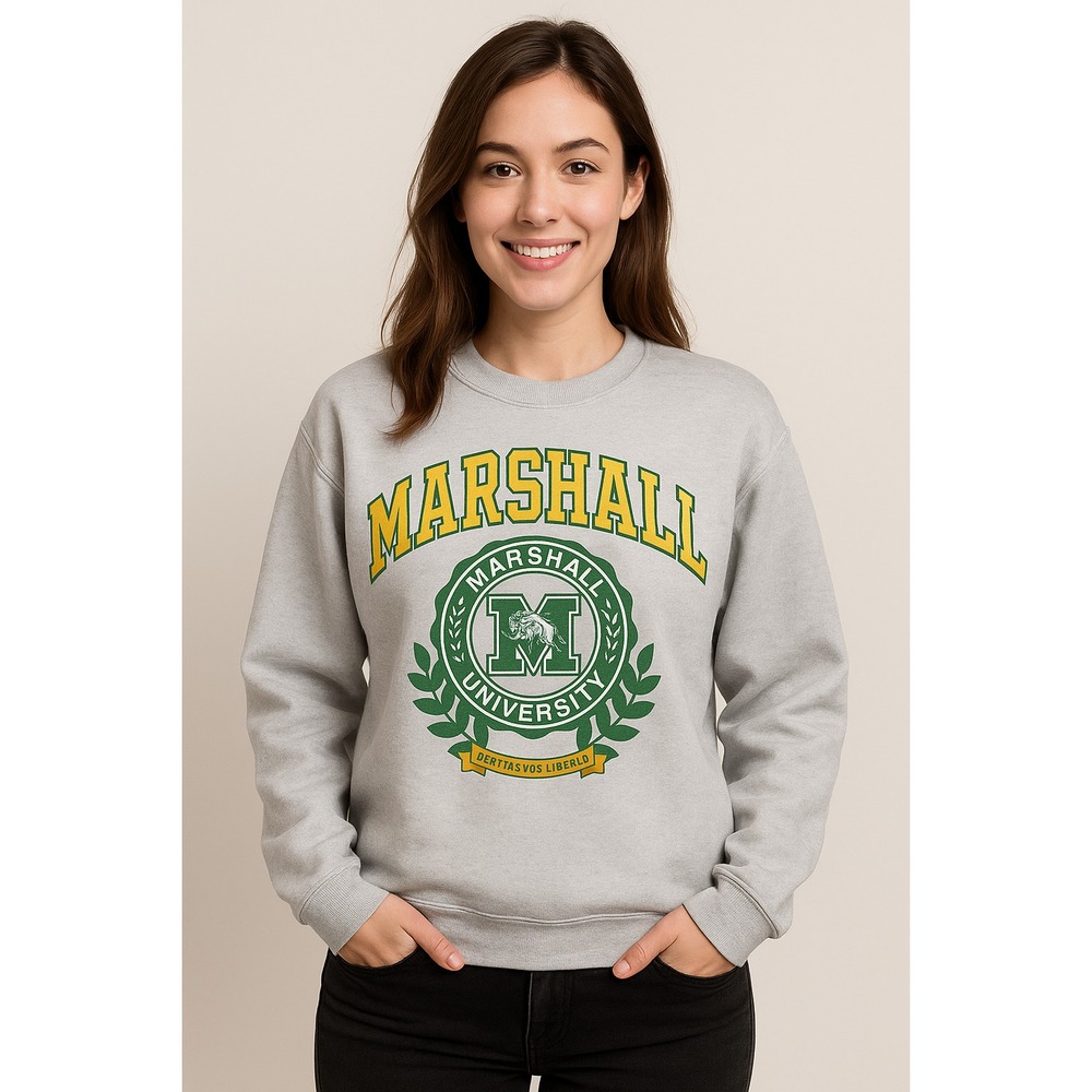 Gildan Heavy Blend Marshall University Sweatshirt for Women – Size 2XL
